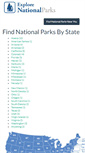 Mobile Screenshot of explorenationalparks.org